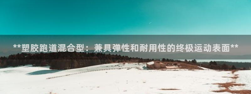 红足一1世66814新宝：**塑胶跑道混合型：兼具弹性和耐用性的终极运动表面**