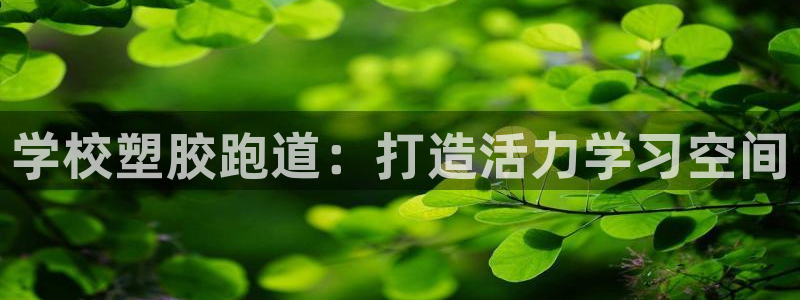 红足一一世足球网开奖记录：学校塑胶跑道：打造活力学习空间